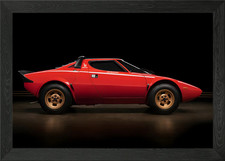 LANCIA STRATOS HF SIDE Framed