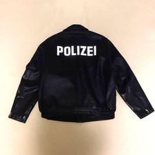 Giacca di pelle polizia