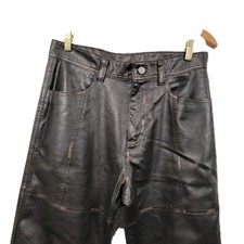 Pantalone uomo ecopelle con