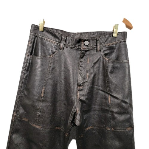 Pantalone uomo ecopelle - , con