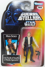 Guerre Stellari Star Wars Han Solo con Fucile d'Assalto e Pistola Sparante..