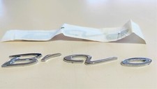 SIGLA SCRITTA BRAVO POSTERIORE FIAT BRAVO 2007 LOGO FREGIO CROMATO SCRITTA BRAVO