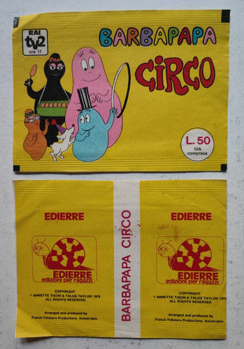 Bustina figurine barbapapa - bustina,