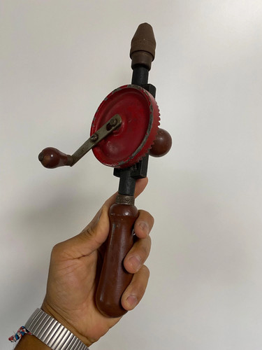 Trapano manuale epoca - trapano, d'epoca