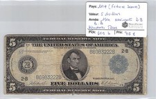 USA - 5 DOLLARI 1914 NEW YORK