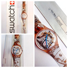 Swatch Gent VARIANTE NOS Masquerade GP105 1993 Vintage Orologio da polso Anni 90