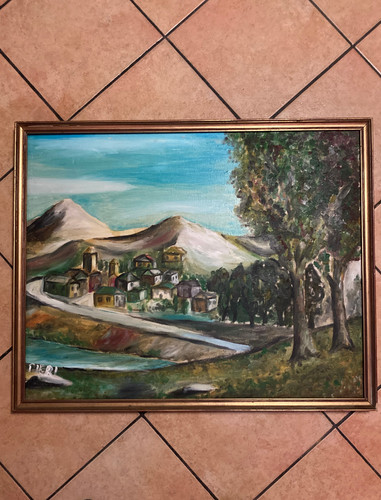 Grande quadro vintage