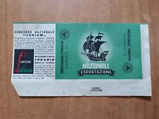 pacchetto sigarette vuoto NAZIONALI ESPORTAZIONE / CONFEZIONI LUBIAM