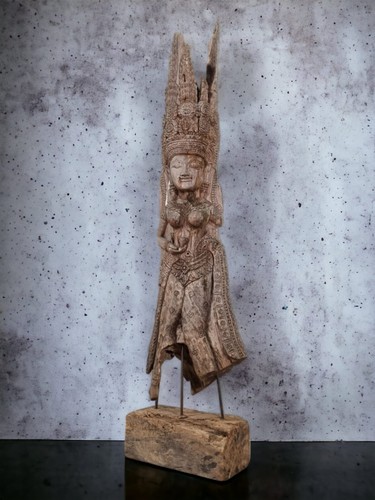 Legno teak statua - teak,