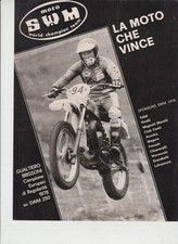 advertising Pubblicità -MOTO SWM  250 1978 G. BRISSONI MOTOITALIANE REGOLARITA