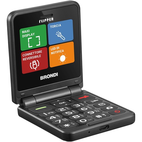 Cellulare brondi flipper - brondi, dual