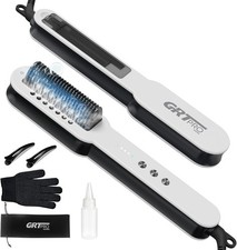 Piastra Capelli Spazzola Lisciante Per Capelli Hydro Ionica Piastra per Capelli