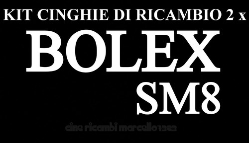 Kit cinghie ricambio 2 - cinghie,
