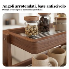Scaffale portabicchieri legno - scaffale,