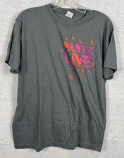 Camicia Zumba Fitness Party Live donna grigia grafica manica corta taglia unica