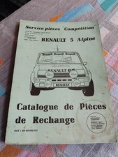 Renault 5 Alpine Service Pezzi