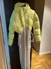 Tuta da sci donna Cordova pezzo unico Sommet Svasata bianca e gialla taglia XS