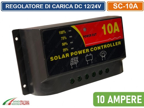 Regolatore carica 10a - regolatore, pwm
