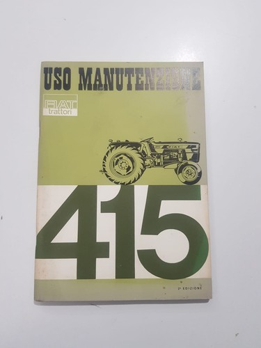 Uso manutenzione fiat - manutenzione, trattore