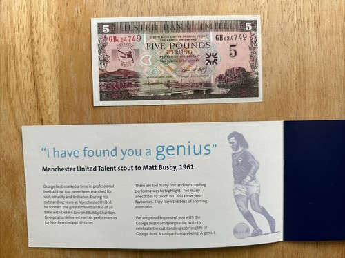 Banconota george best 5 - george,