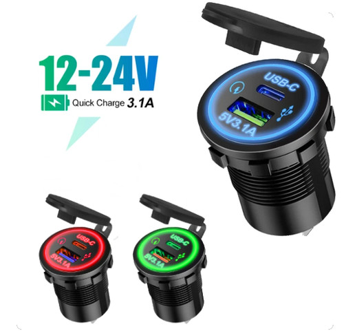 Presa usb accendisigari 12v - usb,