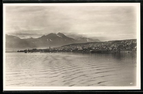 Tromso panorama cartolina - tromso,,
