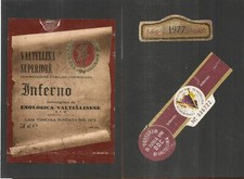 INFERNO 1977 - ENOLOGICA VALTELLINESE - ETICHETTA VINO