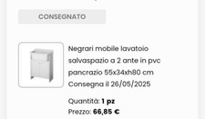 Vendo Lavatoio modello