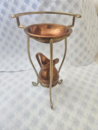 Catino brocca miniatura rame - e,