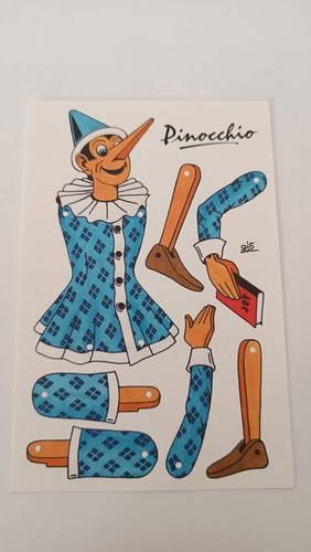 Cartolina pinocchio giom - ♥,