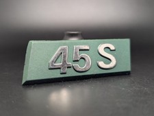 FIAT 45S 45 S LOGO SIGLA EMBLEMA FREGIO STEMMA SCRITTA BADGE TARGA TARGHETTA