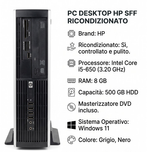 Computer desktop elite - desktop, hp
