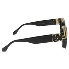 Occhiali da sole uomo LOUIS VUITTON 1.1 MILIONAIRE tipo Wellington nero oro con scatola