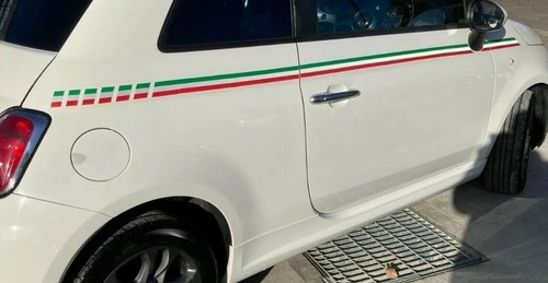 Adesivo bandiera italiana lato - italiana,