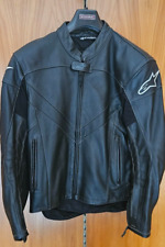 Giacca moto in pelle uomo Alpinestars taglia 52