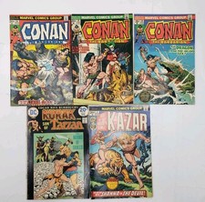 Mixed Lot Of 5 Ka-Zar  & Conan