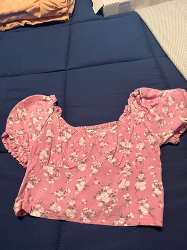 Hollister crop top floreale - hollister,