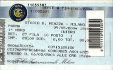 Biglietto stadio Inter Milan