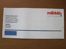 MARKLIN MAXI ECHELLE 1 GLASKASTEN NOTICE ANWEISUNGEN INSTRUCTIONS
