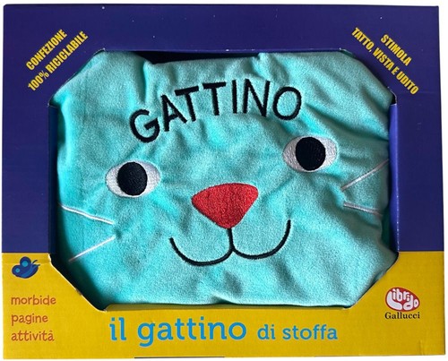 Libro gattino di - di, stoffa
