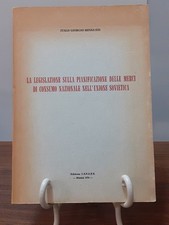 MINGUZZI -LA LEGISLAZIONE