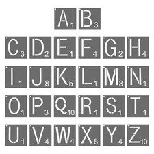 Stencil per lettere grandi in