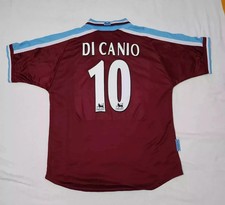 Maglia Di Canio West Ham Patch Premier League 1999-2001 Home Taglia L