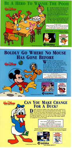 1986 sierra giochi disney 3 - giochi,