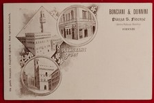 CARTOLINA FIRENZE BONCIANI & DONNINI PIAZZA S. FIRENZE  ( C 69 )