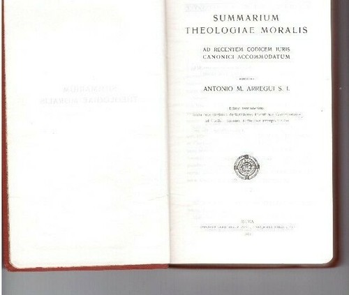 Summarium theologiae moralis - theologiae,
