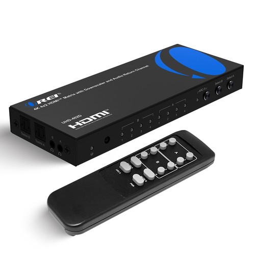 Orei 4x2 hdmi matrix - 4k,