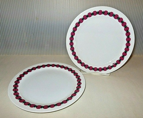 Set punti rosa piatti - 2,