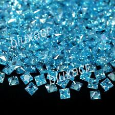 Lotto 10 pezzi acquamarina blu