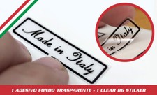 1 adesivo Made in Italy